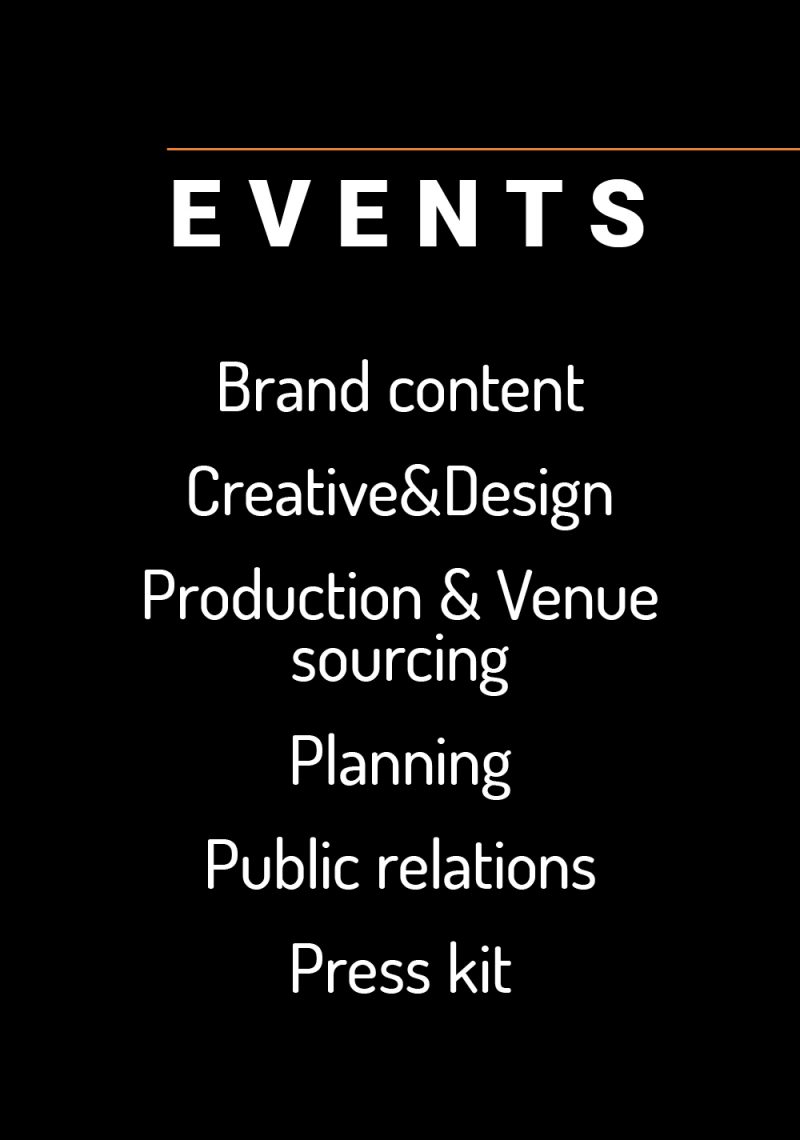 Events agenzia di comunicazione e digital advertising
